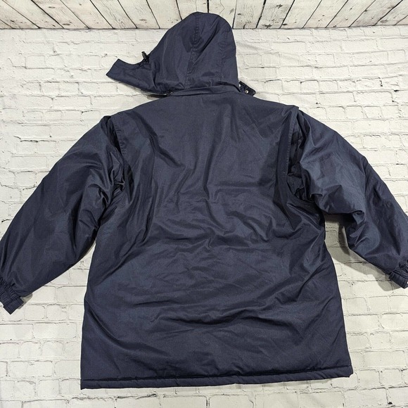 Red Kap Heavyweight Parka Hooded RESURGENS Water Repellent JP70 Blue MENS SZ XL - Picture 10 of 10